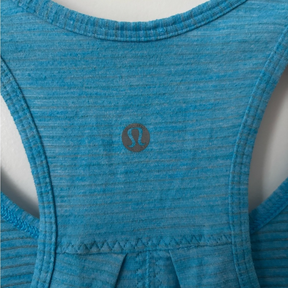 lululemon athletica Blue Tank Top